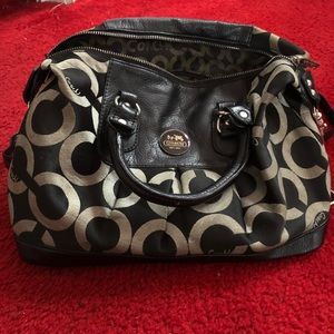 Black coach purse